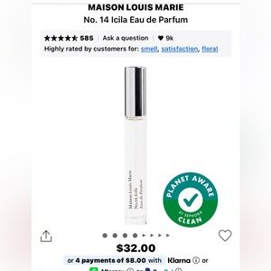 Maison Louis Marie No.14 10ml/0.34 oz. New